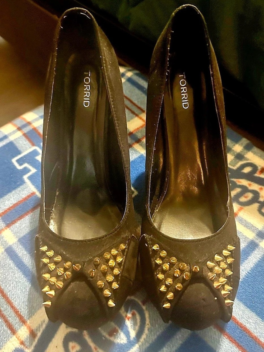 TORRID Studded Black Heels